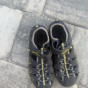Merrell Navy and Green Outdoor Sandals water shoes